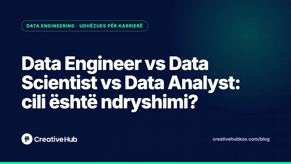 Data Engineer vs Data Scientist vs Data Analyst: cili është ndryshimi?