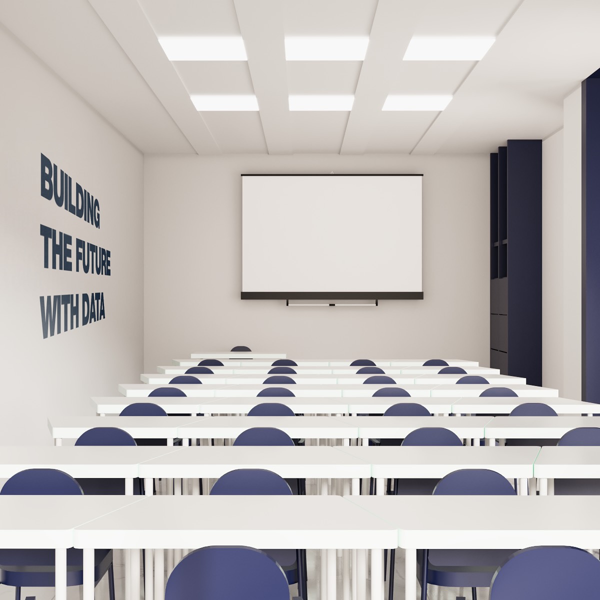Classroom at the Creative Hub campus in Prishtina
